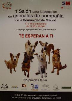 Primer Salón para la Adopción de Animales de Compañía en la Comunidad de Madrid